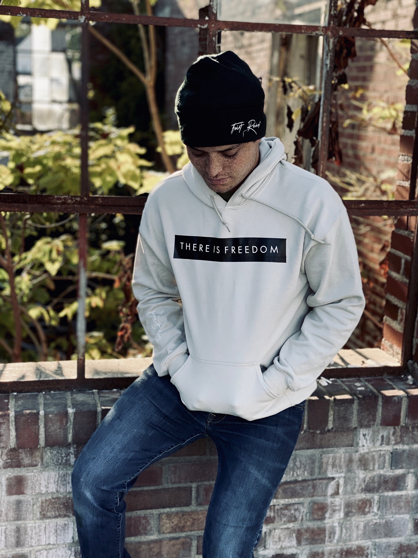 Ivory Freedom Hoodie