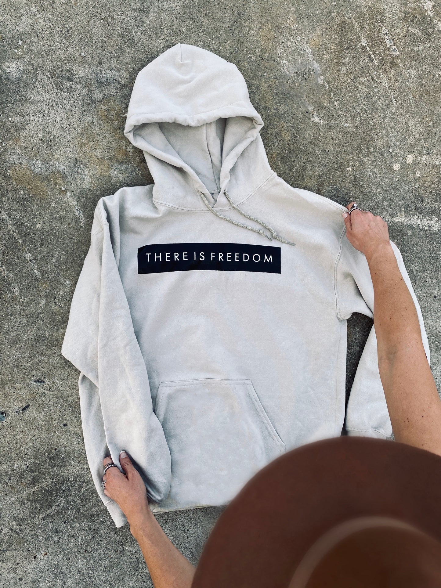 Ivory Freedom Hoodie