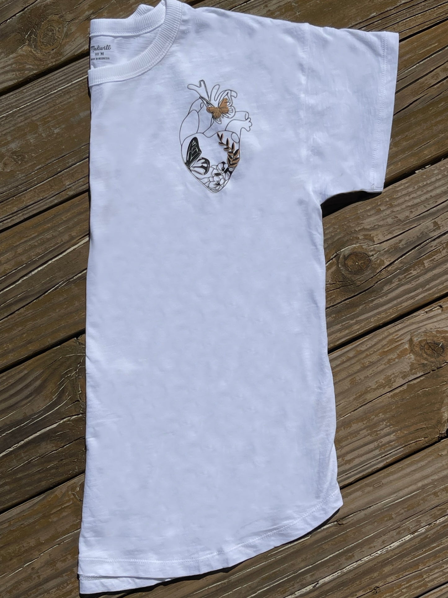 Clean Heart Crewneck Tee (Madewell Brand)