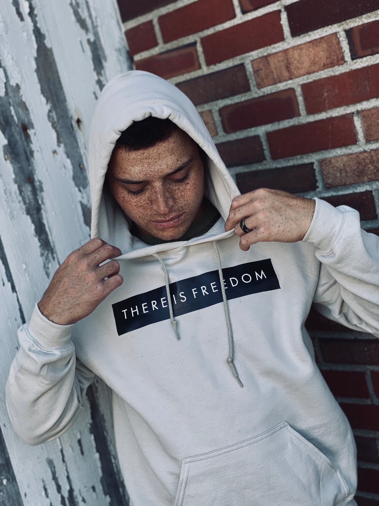 Ivory Freedom Hoodie