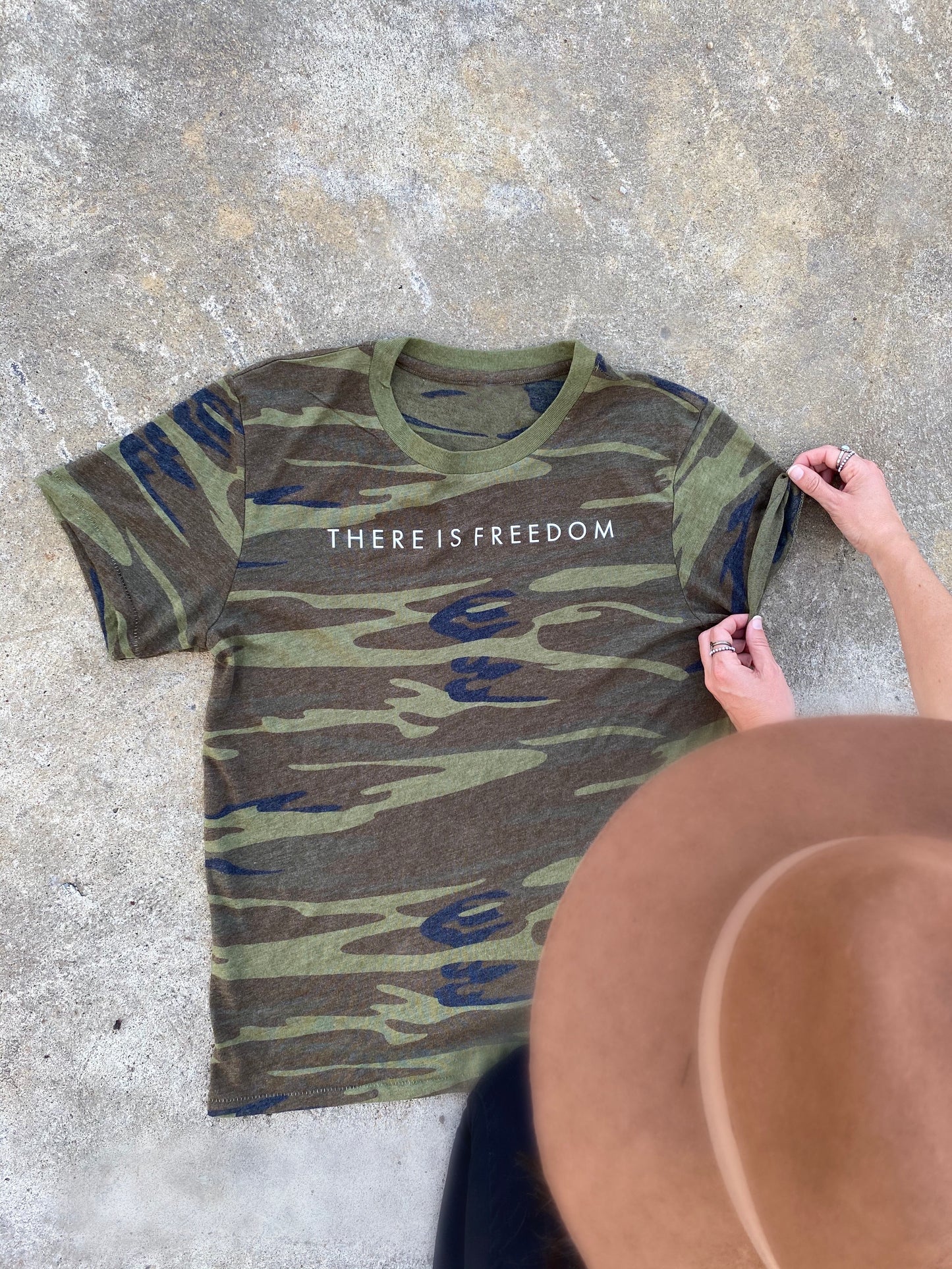 Unisex Camo Freedom Tee