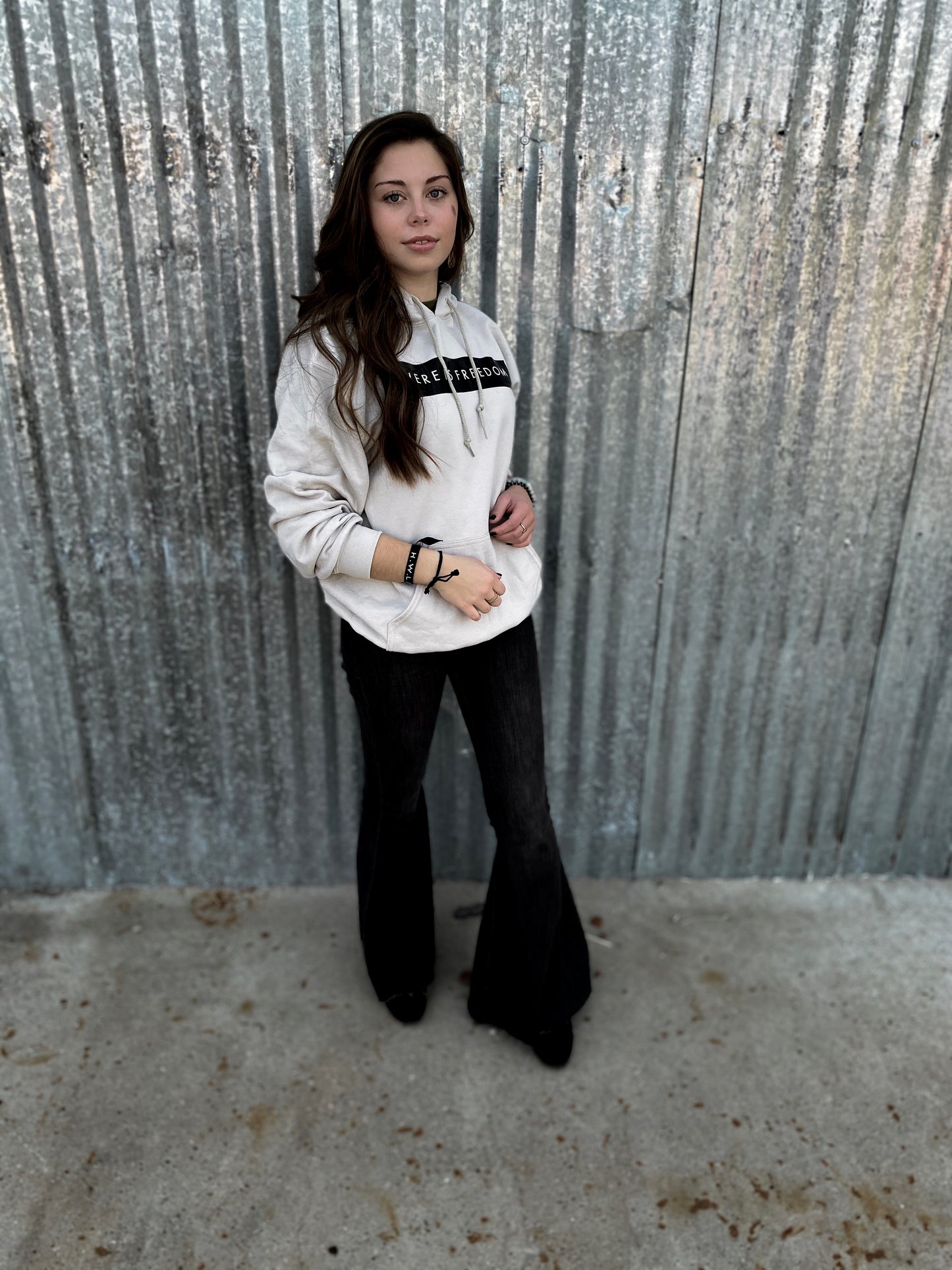 Ivory Freedom Hoodie