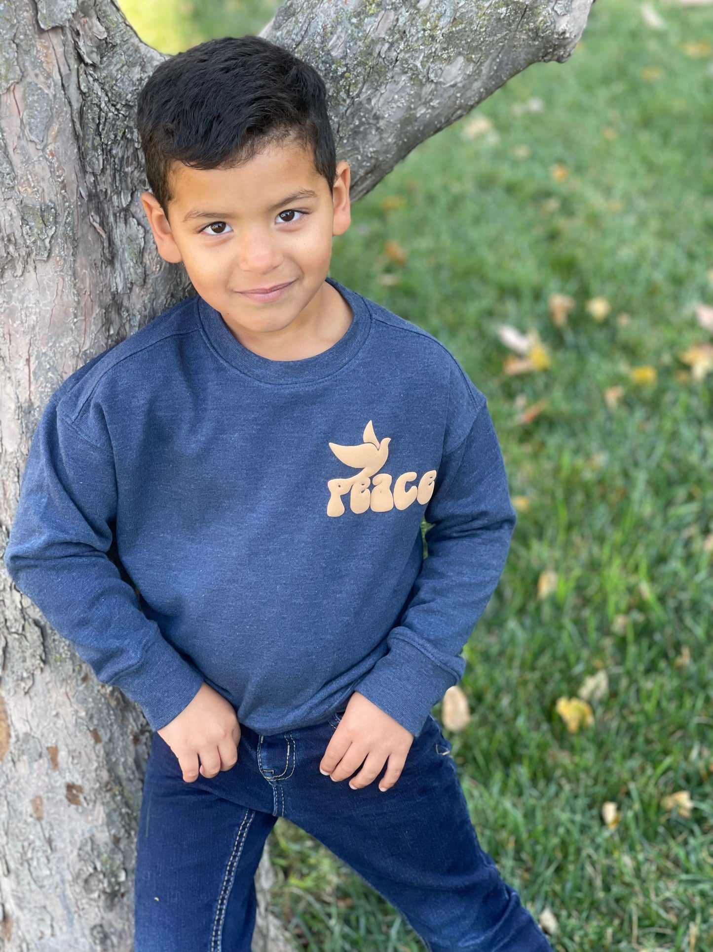 Kids Puff Crewneck